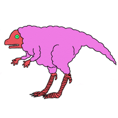 [LINEスタンプ] Fluffy Dinosaurs