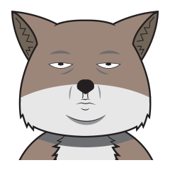 [LINEスタンプ] Emotional Tibetan fox (Korea)