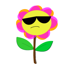 [LINEスタンプ] やさぐれflower