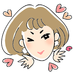 [LINEスタンプ] かつらん♡Love＆Hugスタンプ