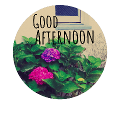 [LINEスタンプ] 花、Good Afternoon 専用の画像（メイン）