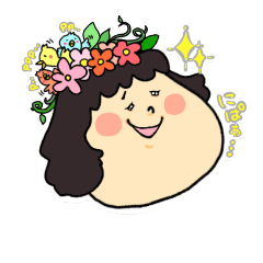 [LINEスタンプ] 餅恵ちゃん①