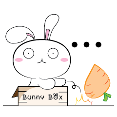 [LINEスタンプ] Bunny Box : Say Hi~