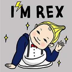 [LINEスタンプ] Hello！ I AM REX