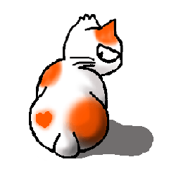 [LINEスタンプ] 野良猫、今日も行く