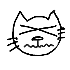 [LINEスタンプ] ねこ、ここ