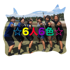 [LINEスタンプ] ⭐6人6色⭐