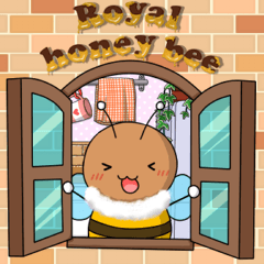 [LINEスタンプ] Royal honey bee