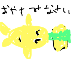 [LINEスタンプ] 果物とキャラクター