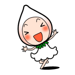 [LINEスタンプ] 白イチゴちゃん