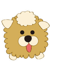 [LINEスタンプ] シフォン犬