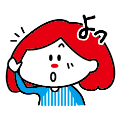 [LINEスタンプ] ボブっ子の日常