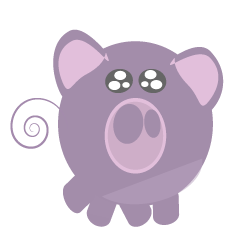 [LINEスタンプ] お天気屋の芋色豚の日常 2