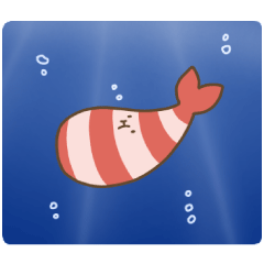 [LINEスタンプ] ぷりぷりえび