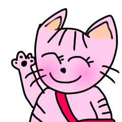 [LINEスタンプ] 猫のあいさつと表情