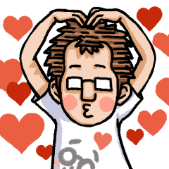 [LINEスタンプ] かわいい夫アダン