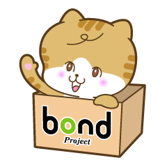 bondの猫ちゃんスタンプ
