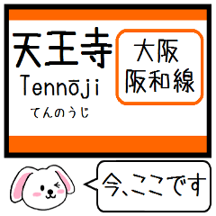 [LINEスタンプ] 大阪 阪和線 今この駅だよ！タレミー