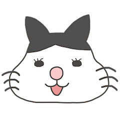 [LINEスタンプ] 幸せを運ぶ猫 猫福