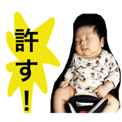 [LINEスタンプ] こたろう新生児期