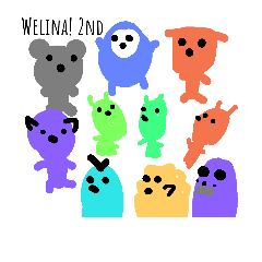 [LINEスタンプ] 愛を込めて Welina！ 2nd