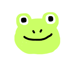 [LINEスタンプ] カエル 日常的な挨拶の画像（メイン）