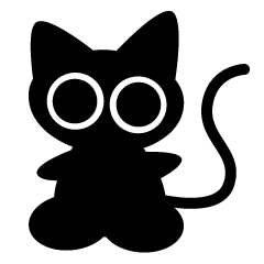 [LINEスタンプ] 魔法使いの猫 ルーンのスタンプ