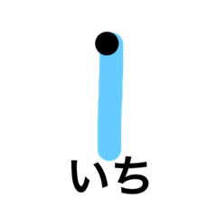 [LINEスタンプ] ミミズんが数字に