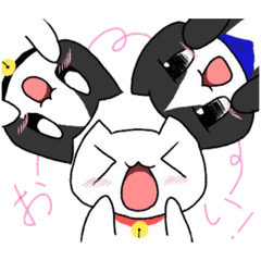 [LINEスタンプ] 猫達の日常日記