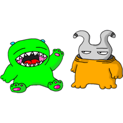 [LINEスタンプ] モンスターたち！