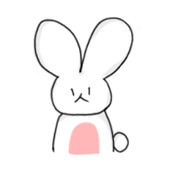 [LINEスタンプ] ウサギちゃんのトーク