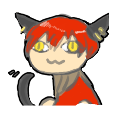 [LINEスタンプ] 猫人グリム