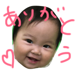 [LINEスタンプ] せなとあいりのひとこと