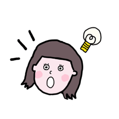 [LINEスタンプ] 手描きかほ