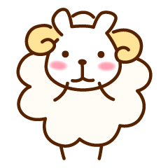 [LINEスタンプ] 羊のメェメェ