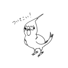 [LINEスタンプ] オカメインコの旅