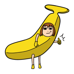 [LINEスタンプ] バナナのナナ