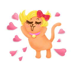 [LINEスタンプ] 猫と犬の友達