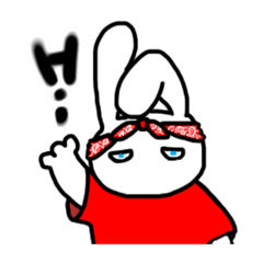 [LINEスタンプ] ストリートなうさぎ