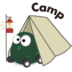 [LINEスタンプ] My Bug 3 Camp（キャンプ）