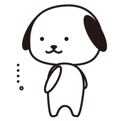 [LINEスタンプ] 汎用犬