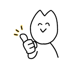 [LINEスタンプ] ネコみたいななにか