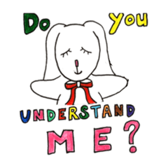 [LINEスタンプ] うさぎの人形ウサマサ