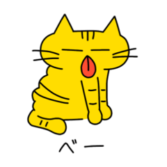 [LINEスタンプ] ねこの茶太郎くん