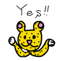 [LINEスタンプ] お絵かきケモノ