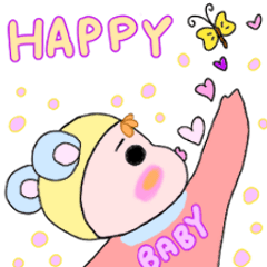 [LINEスタンプ] Baby Mung (English Version)