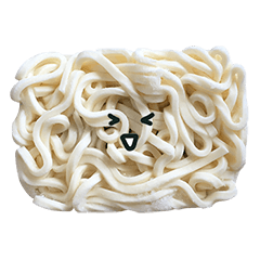 [LINEスタンプ] 冷凍うどん