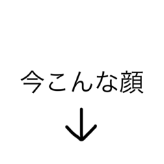 [LINEスタンプ] 私今こんな顔