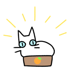 [LINEスタンプ] しろねこのしろさん