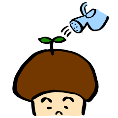 [LINEスタンプ] 茶色の無口くん